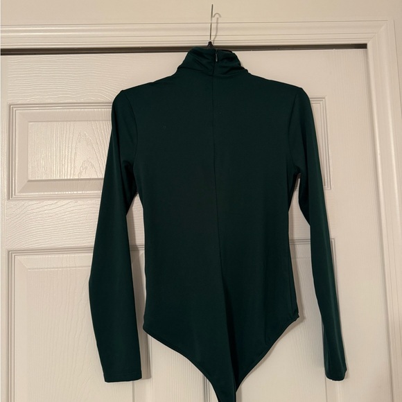 Zara Dark Green Long Sleeve Bodysuit - Picture 4 of 6